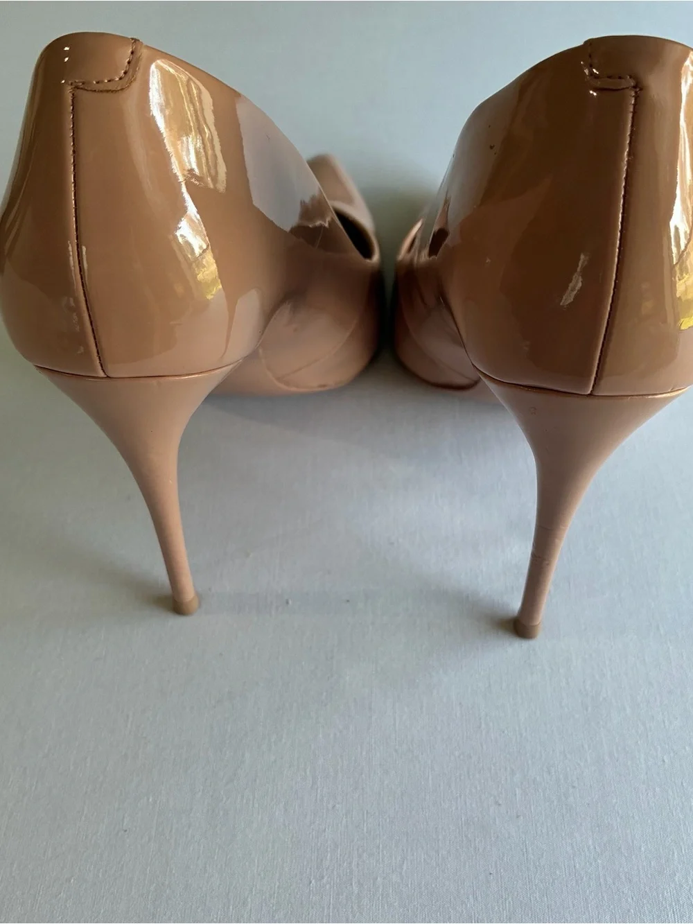ALDO Stessy Nude Patent Pointed Toe Stiletto Pumps - Size 6